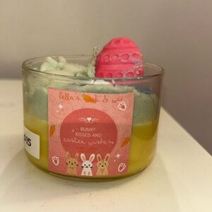New soy dessert Easter candles